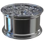 Fit for Mercedes Benz S550 5x112 Polish Custom 2-PC Alloy Rims staggered 20 and