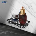 Suction Mounted Stainless Steel Shower Caddies , WGO Black Soap Dish Holder