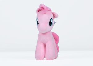 Wholesale Super Soft Fabric Rainbow Pony Toy Pink Color Machine Washable Mini Size from china suppliers