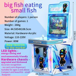 Wholesale Big Fish Eating Small Fish Hungry Predator Fish Eat Fish Joystick Coin Operated Game Machine from china suppliers