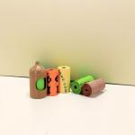 plastic bags degradable disposable pet dog waste poop bag for pet leash toilet