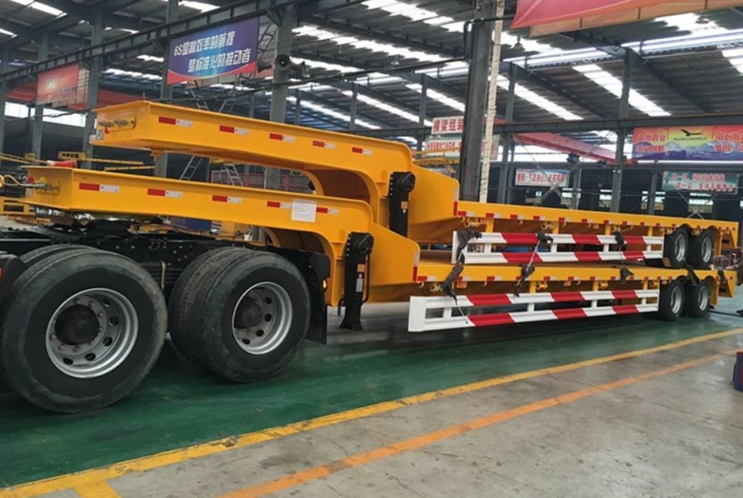 Versatile Two-Axle Lowbed Trailer for Medium-Duty Loads