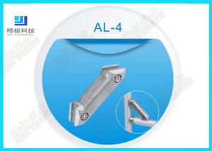 Wholesale Double Side 45 Degree Aluminum Tubing Joints Diagonal Brace Pipe Connector AL -4 from china suppliers