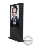 Red Colour Waterproof Outdoor Digital Signage Kiosk Display 55 Inch AR Anti