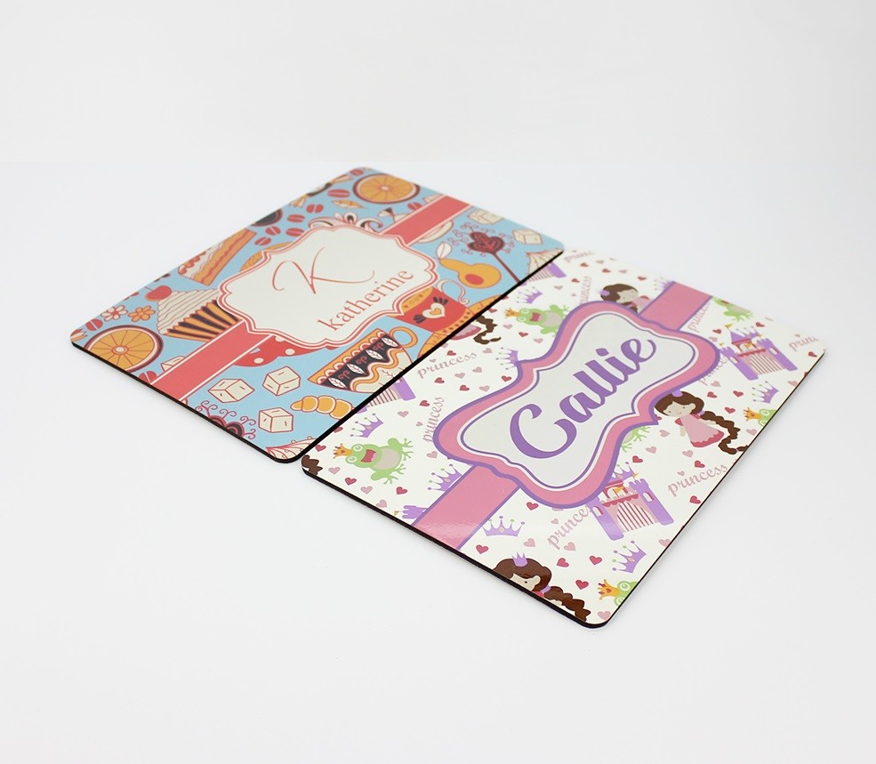 Factory Wholesale 295*210*4mm Sublimation MDF Blank Placemat with White Coating