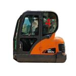 DX60-9 DX70 DOOSAN Glass Left Door Rear Position NO.4