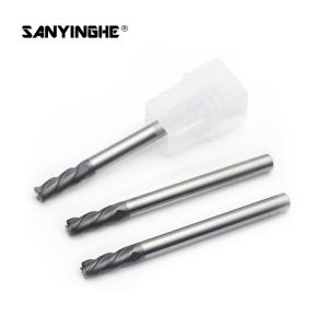 Wholesale Carbide Corner Radius Milling Cutters 4 Flutes Long Shank Milling Cutter For Steel from china suppliers