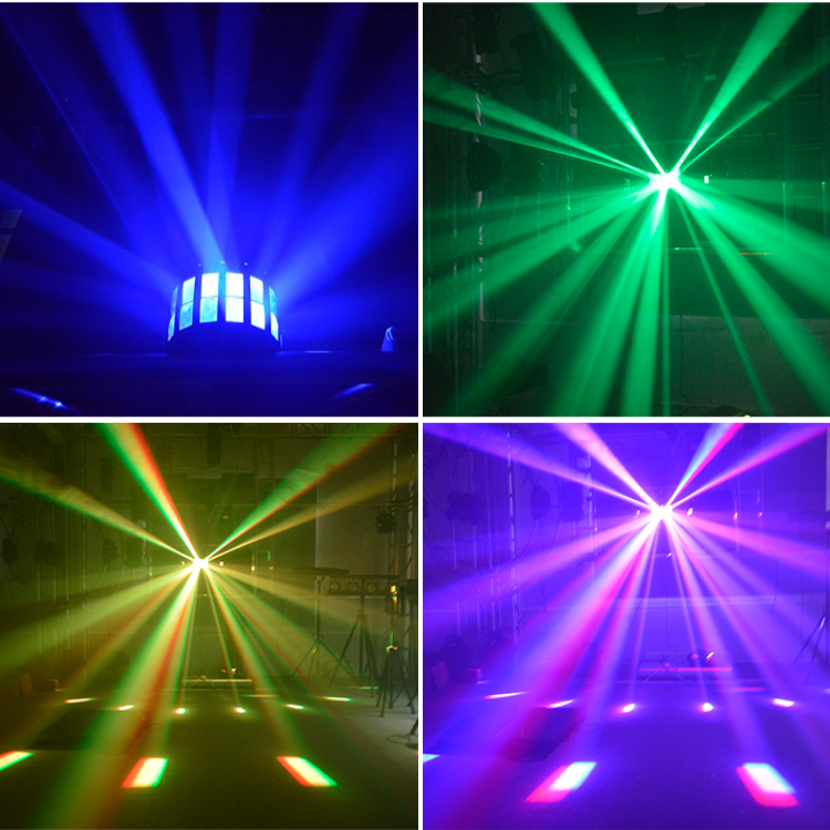 IP20 Butterfly Laser Light Indoor Work Light Neutral White 8CH DMX