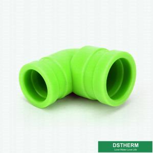 Wholesale Green Plastic Water Pipe Size 20-160mm For Industrial Liquids Transportation Equal Elbow from china suppliers