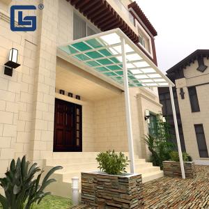 Wholesale Powder Coated Aluminum Patio Pergola Wall Mounted Grey With 800mm Roof from china suppliers