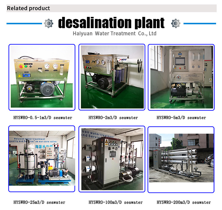 Watermaker Seawater Water Desalination Unit Boat Desalinator Desalination Plant for Boat Sale Salt Water