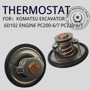 Wholesale Thermostat Excavator Engine Parts 6732-61-1620 For Komatsu PC200-6/7 PC220-6/7 from china suppliers