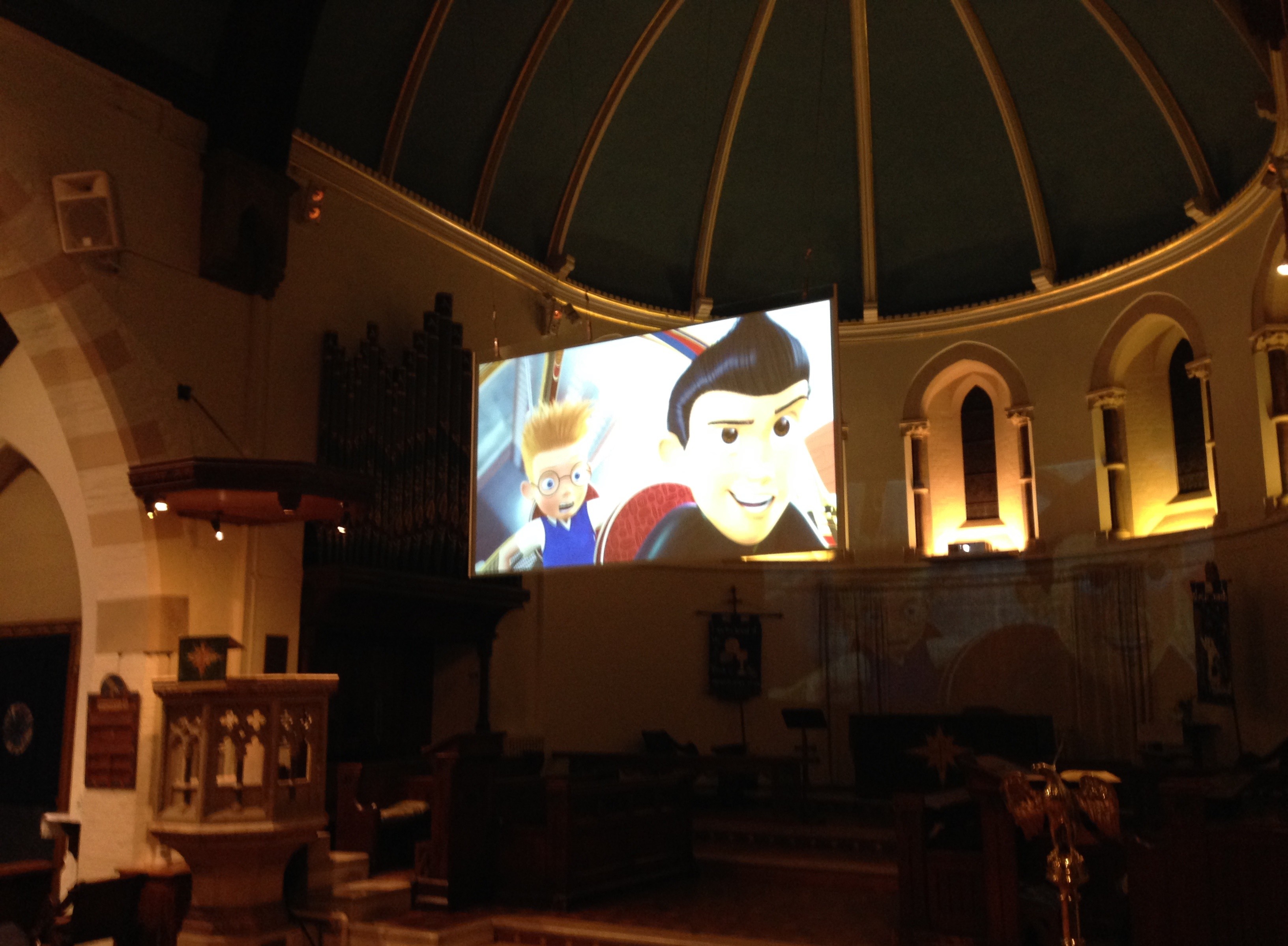 Milky White Self adhesive DUAL Projection Film For double-sided projection