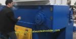Blow molding scraps single shaft shredder machine 55KW, hdpe hollow plastic