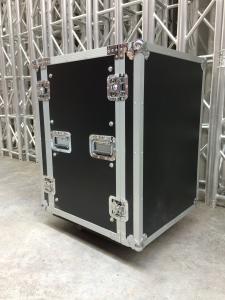 Wholesale 12U Rack Flight Case / 9mm Thickness Plywood Black Amp Flight Case from china suppliers