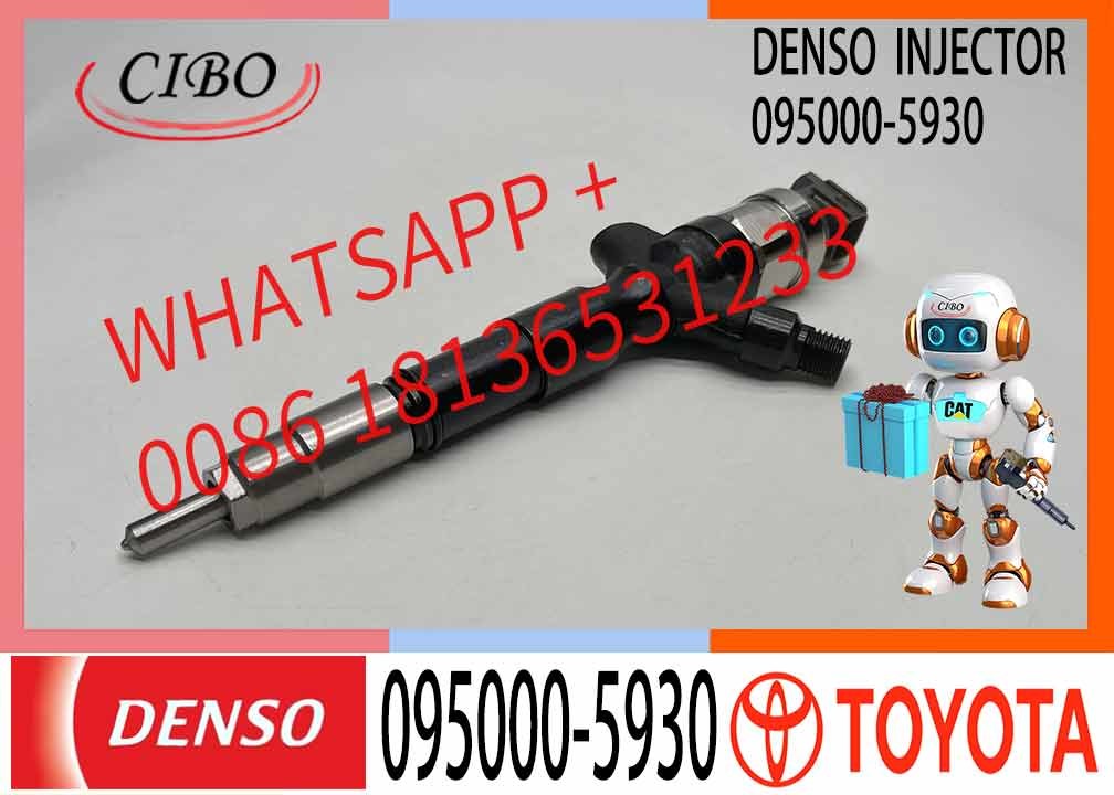 Denso Diesel Injector 095000-5931 095000-5930 23670-09060 for Toyota HILUX III 2.5 D4D HIACE IV 23670-0L070 23670-0L010