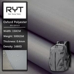 Wholesale 1680 PVC Single Ply 100% Polyester Durable Waterproof Fabric For Luggage Shoes from china suppliers