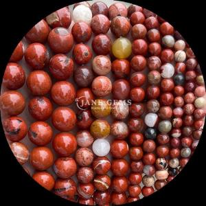 Wholesale Round Shape Gemstone Beads Assorted Colors Indian Agate Unakite Crystal Healing Stone Loose Bead Strands for Your Jewelry Making Needs from china suppliers