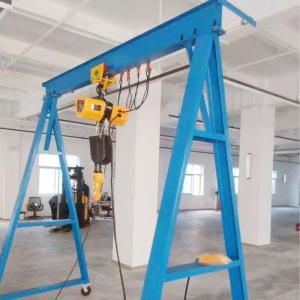 Wholesale Light Duty Chain Hoist Gantry Crane Movable Single Girder 2.6-4m Height from china suppliers