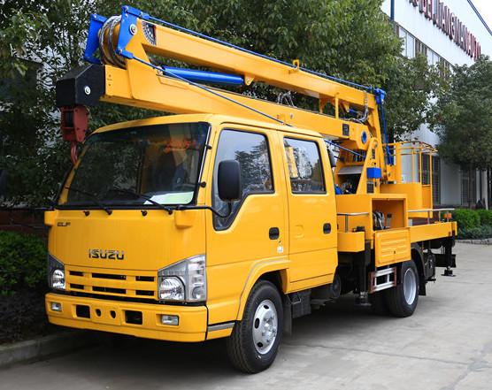 ISUZU Sinotruk Chassis Aerial Working Truck 12 Folding Boom Aerial Work Vehicle