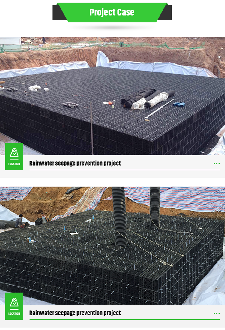 Rainwater Harvesting Modules Geocellular Soakaway Tank for Shallow Ground Water Storage