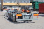 40FT 45FT Skeletal Shipping Semi Trailer Cargo Transport Trailer 1310mm Wheel