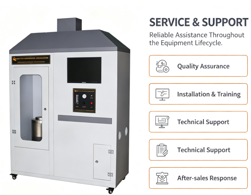 Laboratory Plastic Burning Behavior Tester Flame Combustion Testing Machine for Polymer Materials