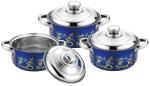 6 pcs kitchen cookware set &cookwere set stainless steel & 16/18/20cm colorful