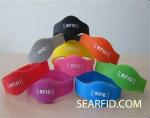 IC+ID Composite Silicone Wristband / 13.56MHz+125KHz Dual frequency Wristband