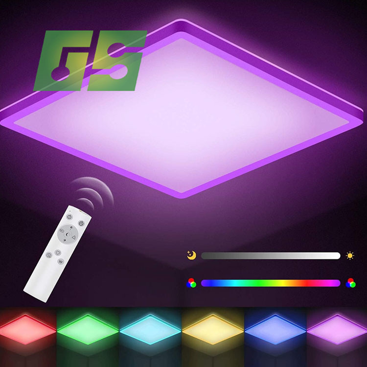 Multi Color Custom Living Room Color Indoor Decorate LED Light Panel With Acrylic Materical DC12 V