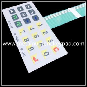 Wholesale 2.54 Pitch Industrial Numeric Keypad 2.0mm Membrane Switch Keyboard from china suppliers