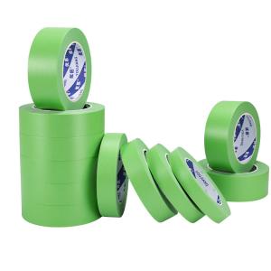 Wholesale 110-120 Micron Green Adhesive Washi Masking Tape Waterproof Colorful 5mm from china suppliers