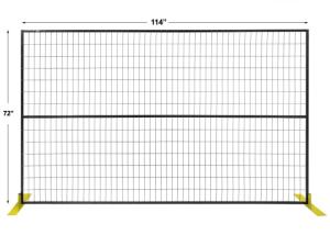 Wholesale 72'' high Temporary Fence Anti Corrosion For construction Site Canada Fence from china suppliers