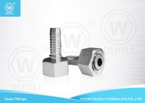 Wholesale Metric Female Hydraulic Hose Crimp Fittings Straight 24 Cone O Ring Carbon Steel from china suppliers