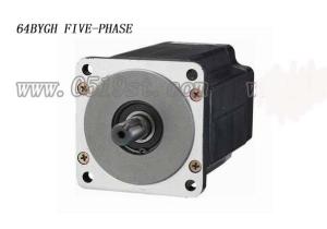 Wholesale 0.72degree BYGH five-phase 64mm hybrid stepper motor from china suppliers
