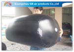 0.9mm PVC Tarpaulin Black Inflatable Advertising Balloons Airtight OEM / ODM