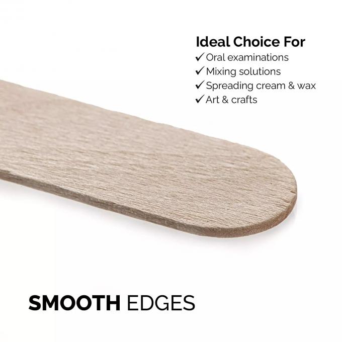 Dental Non Sterile Wooden Tongue Depressor Disposable Medical 3
