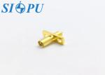 SMP Limited Escapement Plug Microstrip RF Connector Flange Mounted