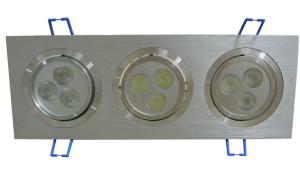 Wholesale Custom 85 - 265V / 9W / 50HZ / 120 Degree LED Ceiling Lamp for Home, Bars, Cafes from china suppliers
