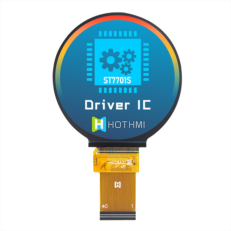 2.8 Inch IPS 480x480 Round Circle Screen TFT Display Panel ST7701S For Industrial Control