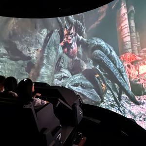 Wholesale Indoor Rich Films Large Projection Curved Screen Dynamic 7d Railway Theater from china suppliers