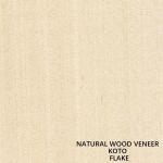Natural Koto Wood Veneer Quarter Cut Special Straight Flake Grain Good Supply