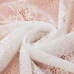 Garment Accessories Diy Stretch French Lace Fabric Ivory Color