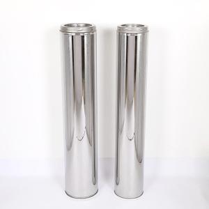 Wholesale Slivery Insulated Wood Stove Chimney Pipe Construction Applied Seamless Welded from china suppliers