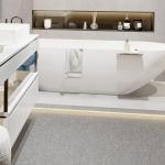 800*2600mm Pure White Sintered Stone Tile For Interior Walls 15mm Thickness
