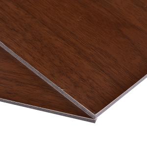 Wholesale Wooden Aluminum Composite Panel Heat Insulation Fireproof Class B1 from china suppliers