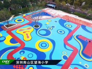 Wholesale Healthy Kindergarten Rubber Flooring Good Resilience Comfortable from china suppliers