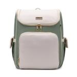 New Large-capacity PU Leather Diaper Bag Waterproof Shoulder Mommy Backpack With