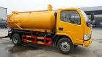Sewer suction truck tanker dongfeng 5000 liters sewage sucking truck for sale