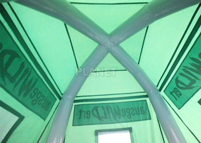 En71 ASTM Advertising Inflatable Tent On Lake Customized Logo Printing